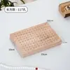 Suporte de exibição para grampos de cabelo painel de madeira com pinos secador de argila leve painel de armazenamento para flores de crochê DIY banca