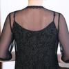 Nueva moda falda de gasa estampada vestido de seda de dos piezas de verano ropa de mujer de talla grande de seda una generación de cabello