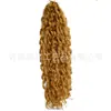 Comércio Exterior Peruca Russa Jessica Onda Cabelo de Crochê Cabelo Longo Cacheado Cachos Latino-Americanos Fibra Sintética Peruca de Onda Grande