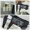 Contas Quadradas e Redondas de Jade Hetian, Contas Pequenas em Formato de Peixe, Pulseiras DIY Feitas à Mão, Acessórios de Joias da Moda S988