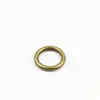 Accesorios de ferretería para equipaje anillo circular sin costura diámetro interior 1.9cm anillo de fundición a presión hebilla de conexión de anillo sin costura