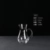 Olla Pequeña de Vino Dispensador de Vino de Vidrio Hotel con Taza Medidora de Escala Pequeña Cuchara de Té Mar de Vino Dispensador de Licor para el Hogar