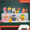 FONTE Fábrica DIY hand-made boneca epóxi tridimensional boneca dos desenhos animados pingente 3D PVC flexível colar chaveiro personalização