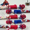Spider-Man Bolígrafo Giratorio Papelería Creativa Dibujos Animados Anime Alto Valor Alivio del Estrés Bolígrafo Giratorio Escritura Suave Específico para Estudiantes
