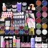 Juego completo de herramientas para manicura pegamento para extensiones especial para tallado líquido de cristal traje de práctica tienda tienda manicura hecha a mano