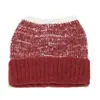 Sombrero de Lana de Punto con Orejas de Gato Diabólico y Color Degradado, Nuevo para Otoño e Invierno, Xiyin Temu Transfronterizo, Suéter de Punto para Mujer