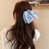 Elástico de Cabelo Quadrado Scrunchie de Alta Qualidade para Mulheres, Scrunchie de Rabo de Cavalo Estilo Francês, Acessório de Cabelo Quadrado Sofisticado