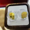 Pegatina de Teléfono de Oro Puro 999 para la Riqueza, Atrae la Fortuna de Todas las Direcciones, Acumulación Diaria de Riqueza, Regalo de 2 mg, Entrega Directa de Fábrica