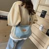 Pano de nylon leve repelente de água Bolsa Moda Senhoras de compras Crossbody Bolsa All-match Commute Bag Nova Moda Bolsa de Ombro
