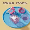 Mini Botella Pistola de Agua de Dibujos Animados de Dinosaurio Llavero Luminoso Creativo Colgante Divertido Presionar Spray de Agua Juguetes para Niños