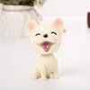 Criativo bonito desenho animado feliz fofo animal de estimação simulação balançando a cabeça cachorrinho boneca decoração suporte para celular carro resina artesanato
