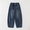 Conjunto con Sudadera Rayada de Otoño para Niñas 2026 Nuevo Estilo Coreano Pantalones de Mezclilla con Navaja Torcida Versátil Elegante Set de Primavera y Otoño Moderno