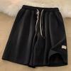 Shorts Waffle Pesados com Nova Etiqueta Masculino Verão Fino plus size Solto Casual Estilo Americano Marca da Moda Roupa Exterior Calças