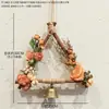 Sinos de Vento Criativos de Parede, Materiais para Jardim de Infância, Decorações Penduradas Feitas à Mão, Flores Secas Naturais, Enfeites de Pinha Pendurados, Decorações de Parede para Casa