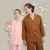 Ropa de Moxibustión de Manga Larga Delantera y Trasera de Algodón, Ropa de Belleza, Ropa para Baño de Vapor, Ropa de Manga Larga con Espalda Abierta para Masaje de Pies, Ropa de Manga Larga para Fisioterapia