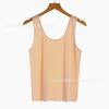 Talla extra Verano Seda de Hielo sin costuras fino chaleco traje de mujer base interior anti-exposición Invisible piel ropa interior tirante de piel