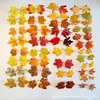 Folhas Simuladas com Cores Ricas, Novas Folhas de Bordo para Fotografia, Adereços de Decoração para Casamentos ao Ar Livre, Artesanato Atacado de Folhas Artificiais