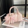 Bolso de mano de alta gama de comercio exterior para mujer, nuevo bolso de hombro informal de moda combinable, bolso de viaje tipo almohada cruzado.