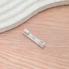 Suministro Directo del Fabricante Pin de Seguridad Blanco Etiqueta de Nombre Insignia de Trabajo Broche con Adhesivo Insignia Tarjeta de Identificación de Empleado Plástico Pin Sencillo