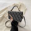 Bolsas Retro de Nicho Estilosas Bolso Cruzado de Hombro Estampado para Mujer Verano 2024 Nuevo Bolso Casual Debajo del Bolso de Moda
