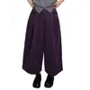 Pantalones de pana de pierna ancha para mujer, nuevos para otoño e invierno, holgados, de cintura alta, adelgazantes, muestran la longitud de las piernas, plisados, casuales, pantalones de pana para mujer