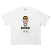 Marca Trendy Japonesa Ape Man Shark Skzoo Colaboración Camiseta Unisex de Manga Corta de Corte Holgado Disponible para Venta Transfronteriza a Largo Plazo