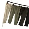 Deportes al Aire Libre~Corte 3D Otoño Nuevas Llegadas 2026 Versátiles para Viajar con Cordón Cintura Elástica Pierna Recta Casual Pantalones Largos