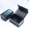 Caja Personalizada Negra Estampada en Caliente para Set de Productos de Cuidado de la Piel de Gama Alta, Fabricante de Cajas Tipo Libro con Película Mate, Foshan Li Shu Zhong Hao Packaging