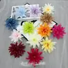 Flor de crisantemo de llama artificial arreglo de pared de flores de fondo para salón de bodas corona transfronteriza caja de flores materiales florales decorativos venta al por mayor flores de seda
