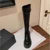 Botas de montaria de cano alto super bonitas com temperamento, calce fácil, novo estilo Outono 2026 Merade, versão de salto alto e bico redondo, botas longas femininas
