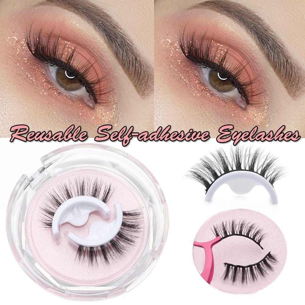 自粘假睫毛欧美热卖假睫毛可重复使用眼睫毛批发双眼皮大眼
