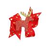 Acessórios de cabelo de Natal para crianças Vestido de férias Árvore de Natal Arco Grampo de cabelo Papai Noel Árvore de Natal Alce Clipe lateral