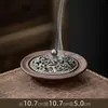 Quemador de Incienso Portátil de Madera Maciza de Nogal Negro Estilo Chino para Uso en Interiores, Adecuado para Incienso de Madera de Águila, Sándalo y Ceremonia del Té, Quemador de Incienso Decorativo