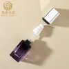 En Stock 100 Botellas de Vidrio Cuadradas Tipo Prensa para Loción, Botellas de Vidrio de 40 ml para Aceite Esencial, Botellas de Vidrio de 50 g para Envase de Crema