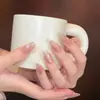 Unhas Vestíveis Feitas à Mão em Alta no TikTok com um Estilo Pura Sedução de Luxo, Cor Nude, Efeito Iluminador, Unhas Postiças Vestíveis com Contas de Vidro