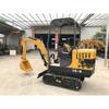 Excavadora hidráulica sobre orugas máquina de paisajismo para trasplantar árboles máquina miniatura para construcción máquina para excavar arena