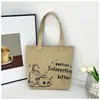 Bolsa Tote de Lona Grande Capacidade Casual Feminina 2025 Nova de Verão para Ir ao Trabalho Bolsa de Ombro para Sair Bolsa de Compras Portátil