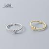 Anel Love Lodge Prata s925 Anel Feminino Coração de Diamante em Formato de Coração Temperamento Personalidade Torção Anel de Dedo Comida Feminino J4805