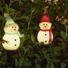 Luzes de Boneco de Neve Solar de Natal para Pátio ao Ar Livre Luzes Led Dia do Papai Noel Ip55 Luzes de Gramado