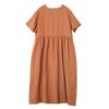 2025 Nuevo Vestido de Verano de Comercio Exterior Retro Estilo Bosque Más Fácil de Combinar Vestido de Muñeca Bebé Literario Casual Talla Grande Vestido Francés