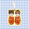 Yunqi Hao Yiran Etiqueta de Equipaje Tarjeta de Embarque Mochila Colgante Decoración Adorno Colgante Soporte de Colgante de Etiqueta Mercancía Tiktok