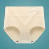 Pantalones Cortos de Algodón Puro para Mujer, de Tiro Alto, con Grafeno, Antibacterianos, Transpirables, Tallas Grandes, Sin Costuras, Cómodos, Control de Vientre, Diseño Floral