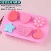 Colección de Moldes de Silicona Apretables Pata de Gato Waffle Cristal Epoxy Pegamento AB Materiales Hechos a Mano para Bricolaje Moldes para Juguetes de Comida