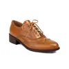 Sapatos Oxford estilo britânico, sapatos femininos de cadarço para estudantes, sapatos únicos, fornecimento transfronteiriço de comércio exterior 031-12