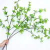 Reloj colgante de simulación caballo japonés madera borracha de pie en maceta estilo nórdico decoración interior de ventana planta verde falsa paisaje árbol de simulación
