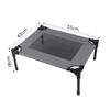 Cama de Cachorro Pronta para Todas as Estações, Removível e Lavável, Cama Elevada à Prova de Umidade para Gatos e Cachorros, Cama Elástica para Cachorro, Cama de Acampamento para Pets, Cama para Gato