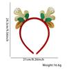 Diadema Decorativa Navideña Diadema de Dibujos Animados de Astas de Alce Navideño Accesorios para el Cabello Vestido de Fiesta de Navidad Diadema Linda de Campanas de Astas