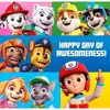 Fiesta de Cumpleaños Patrulla Canina Transfronteriza de Amazon Tema Infantil Patrulla Canina Tema de Dibujos Animados para Cumpleaños Tela Fotográfica