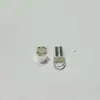 Yazhuang joyería de plata al por mayor Suministro Conector de collar de cuerda de cuero de tubo de plata de ley 925 Accesorios