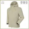 Jaqueta softshell masculina com capuz, quente e à prova de vento, jaqueta para esportes ao ar livre, leve, respirável, modelo com tecnologia de isolamento térmico